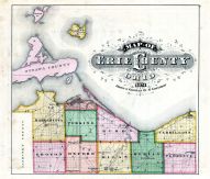 County Map, Erie County 1874